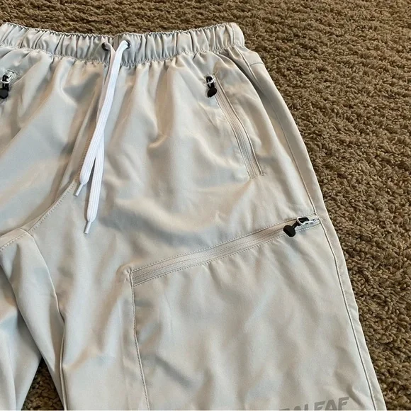 BALEAF Pants Gray Cinch with Pockets XS Travel Hike Lounge Workout - Picture 3 of 12